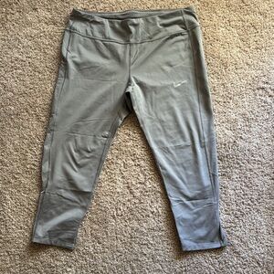 Nike Gray Leggings with Tapered Design